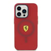 Apple iPhone 15 Pro Kılıf Ferrari Orjinal Lisanslı M-safe Şarj Özellikli Kontrast Bumper Kapak