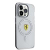 Apple iPhone 15 Pro Kılıf Ferrari Orjinal Lisanslı M-safe Şarj Özellikli Kontrast Bumper SF Ring Kapak