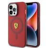 Apple iPhone 15 Pro Kılıf Ferrari Orjinal Lisanslı M-safe Şarj Özellikli Kontrast Bumper Kapak