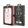 Apple iPhone 15 Pro Kılıf Ferrari Orjinal Lisanslı M-safe Şarj Özellikli Kontrast Bumper SF Ring Kapak