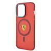 Apple iPhone 15 Pro Kılıf Ferrari Orjinal Lisanslı M-safe Şarj Özellikli Kontrast Bumper Kapak
