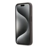 Apple iPhone 15 Pro Kılıf Guess Orjinal Lisanslı M-safe Kabartmalı 4G Desenli Yazı Logolu Kapak