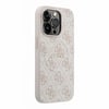 Apple iPhone 15 Pro Kılıf Guess Orjinal Lisanslı M-safe Kabartmalı 4G Desenli Yazı Logolu Kapak