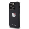 Apple iPhone 15 Pro Kılıf Hello Kitty Orjinal Lisanslı M-safe Şarj Özellikli Kitty Head Deri Kapak