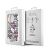 Apple iPhone 15 Pro Kılıf Hello Kitty Orjinal Lisanslı İkonik Logolu Etiket Graffiti Kapak