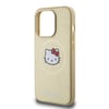Apple iPhone 15 Pro Kılıf Hello Kitty Orjinal Lisanslı M-safe Şarj Özellikli Kitty Head Deri Kapak