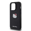 Apple iPhone 15 Pro Kılıf Hello Kitty Orjinal Lisanslı M-safe Şarj Özellikli Kitty Head Deri Kapak
