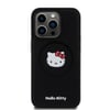 Apple iPhone 15 Pro Kılıf Hello Kitty Orjinal Lisanslı M-safe Şarj Özellikli Kitty Head Deri Kapak