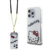 Apple iPhone 15 Pro Kılıf Hello Kitty Orjinal Lisanslı Askılı Yazı ve İkonik Logolu Daydreaming Kapak