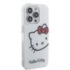 Apple iPhone 15 Pro Kılıf Hello Kitty Orjinal Lisanslı Yazı ve İkonik Logolu Kitty Head Kapak