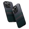 Apple iPhone 15 Pro Kılıf M-safe Şarj Özellikli Karbon Fiber Tasarımlı Benks Aurora ArmorAir Kevlar Kapak
