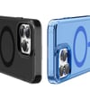 Apple iPhone 15 Pro Kılıf M-safe Şarj Özellikli Saydam Arka Yüzey Recci Crystal Color Serisi Kapak