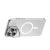 Apple iPhone 15 Pro Kılıf M-safe Şarj Özellikli Standlı Metal Kamera Çerçeveli Mat Recci Glaze Serisi Kapak