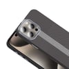 Apple iPhone 15 Pro Kılıf Magsafe Şarj Özellikli Karbon Fiber Görünümlü Zore Gros Kapak