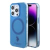 Apple iPhone 15 Pro Kılıf U.S. Polo Assn. Orjinal Lisanslı M-safe Şarj Özellikli Transparan Tasarım Kapak