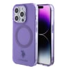 Apple iPhone 15 Pro Kılıf U.S. Polo Assn. Orjinal Lisanslı M-safe Şarj Özellikli Transparan Tasarım Kapak