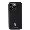 Apple iPhone 15 Pro Kılıf U.S. Polo Assn. Orjinal Lisanslı HS Desenli Baskı Logolu Suni Deri Kapak