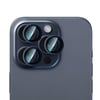 Apple iPhone 15 Pro Max CaseWorld Alloy Serisi Oleofobik Anti Reflective Kamera Lens Koruyucu