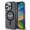 Apple iPhone 15 Pro Max Kılıf Aston Martin Orjinal Lisanslı M-safe Şarj Özellikli IML Baskı Logolu Metal Düğmeli Kapak