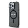 Apple iPhone 15 Pro Max Kılıf Aston Martin Orjinal Lisanslı M-safe Şarj Özellikli IML Baskı Logolu Metal Düğmeli Kapak