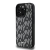 Apple iPhone 15 Pro Max Kılıf DKNY Orjinal Lisanslı M-safe Şarj Özellikli 3D Yazılı Grid Pattern Kapak