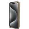 Apple iPhone 15 Pro Max Kılıf DKNY Orjinal Lisanslı M-safe Şarj Özellikli 3D Yazılı Grid Pattern Kapak