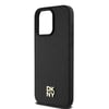 Apple iPhone 15 Pro Max Kılıf DKNY Orjinal Lisanslı M-safe Şarj Özellikli 3D Yazılı Repeat Pattern Kapak
