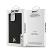 Apple iPhone 15 Pro Max Kılıf DKNY Orjinal Lisanslı M-safe Şarj Özellikli 3D Yazılı Repeat Pattern Kapak