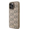 Apple iPhone 15 Pro Max Kılıf DKNY Orjinal Lisanslı M-safe Şarj Özellikli 3D Yazılı Grid Pattern Kapak