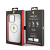 Apple iPhone 15 Pro Max Kılıf Ferrari Orjinal Lisanslı M-safe Şarj Özellikli Kontrast Bumper SF Ring Kapak