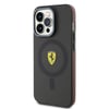 Apple iPhone 15 Pro Max Kılıf Ferrari Orjinal Lisanslı M-safe Şarj Özellikli Kontrast Bumper Kapak