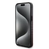 Apple iPhone 15 Pro Max Kılıf Ferrari Orjinal Lisanslı M-safe Şarj Özellikli Tırtıklı Kenar Tasarımlı Ortalanmış Logo Kapak