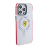 Apple iPhone 15 Pro Max Kılıf Ferrari Orjinal Lisanslı M-safe Şarj Özellikli Kontrast Bumper SF Ring Kapak