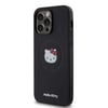 Apple iPhone 15 Pro Max Kılıf Hello Kitty Orjinal Lisanslı M-safe Şarj Özellikli Kitty Head Deri Kapak
