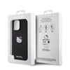 Apple iPhone 15 Pro Max Kılıf Hello Kitty Orjinal Lisanslı M-safe Şarj Özellikli Kitty Head Deri Kapak