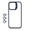 Apple iPhone 15 Pro Max Kılıf Kamera Lens Korumalı Standlı Zore Klon Lensli Kapak