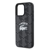 Apple iPhone 15 Pro Max Kılıf Lacoste Orjinal Lisanslı M-safe Şarj Özellikli Mono Vintage Logo Kapak