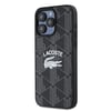 Apple iPhone 15 Pro Max Kılıf Lacoste Orjinal Lisanslı M-safe Şarj Özellikli Mono Vintage Logo Kapak