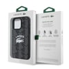 Apple iPhone 15 Pro Max Kılıf Lacoste Orjinal Lisanslı M-safe Şarj Özellikli Mono Vintage Logo Kapak