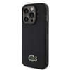 Apple iPhone 15 Pro Max Kılıf Lacoste Orjinal Lisanslı PU Pike Desenli Arka Yüzey İkonik Timsah Dokuma Logolu Kapak + Type-C Kablo 1.5m