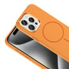 Apple iPhone 15 Pro Max Kılıf M-Safe Şarj Özellikli Metal Kamera Çerçeveli Zore Edi Silikon Kapak