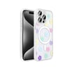 Apple iPhone 15 Pro Max Kılıf M-Safe Şarj Özellikli Şeffaf Zore Folk Sert Kapak