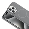 Apple iPhone 15 Pro Max Kılıf M-Safe Şarj Özellikli Metal Kamera Çerçeveli Zore Edi Silikon Kapak