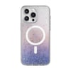 Apple iPhone 15 Pro Max Kılıf M-safe Şarj Özellikli Parlayan Simli Şeffaf Lisanslı Switcheasy Starfield-M Kapak