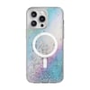Apple iPhone 15 Pro Max Kılıf M-safe Şarj Özellikli Parlayan Simli Şeffaf Lisanslı Switcheasy Starfield-M Kapak
