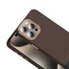 Apple iPhone 15 Pro Max Kılıf Magsafe Şarj Özellikli Karbon Fiber Görünümlü Zore Gros Kapak