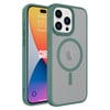 Apple iPhone 15 Pro Max Kılıf Mat Arka Yüzey Wireless Şarj Özellikli Zore Flet Magsafe Kapak