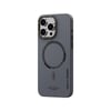 Apple iPhone 15 Pro Max Kılıf Recci Machinist Serisi M-safe Şarj Özellikli Magnetik Karbon Kapak