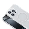 Apple iPhone 15 Pro Max Kılıf Taşlı Tasarım M-safe Şarj Özellikli Zore Koment Silikon Kapak
