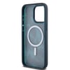 Apple iPhone 15 Pro Max Kılıf TUMI Orjinal Lisanslı M-safe Şarj Özellikli Buzlanmış Saydam Fırça Kamuflajı Desenli Kapak